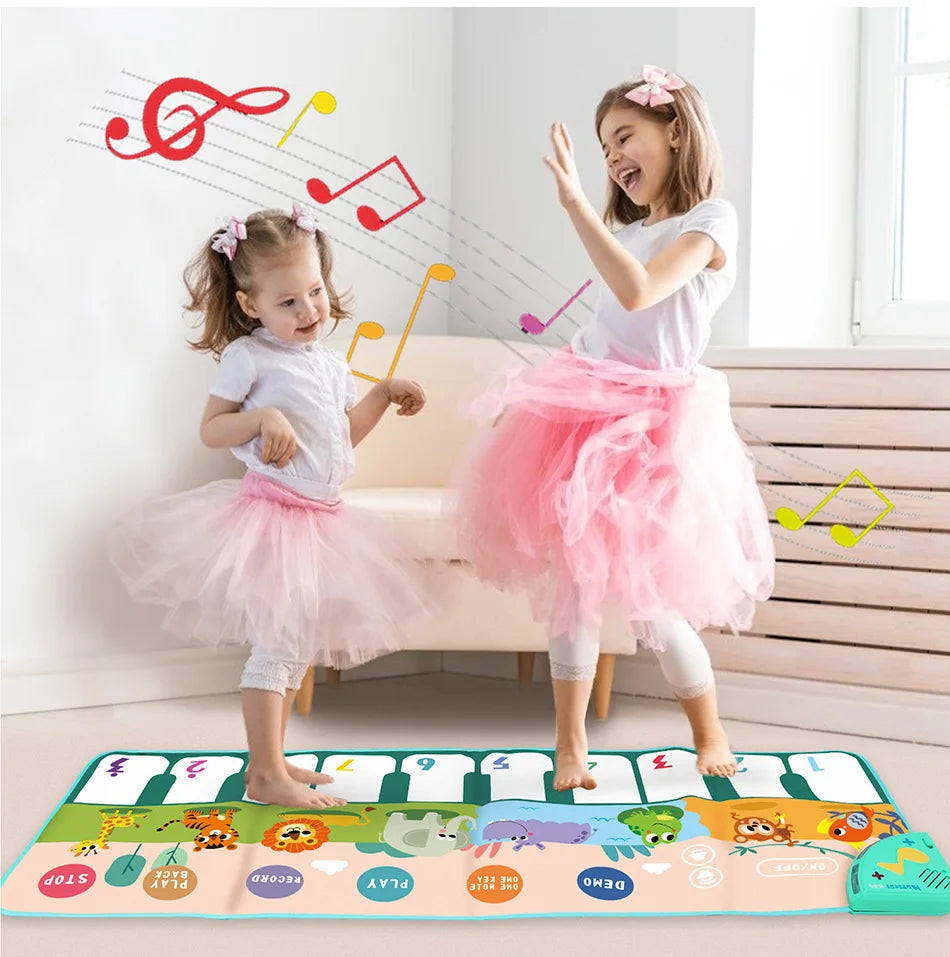 Educational Musical Piano Floor Mat for Kids Toddlers