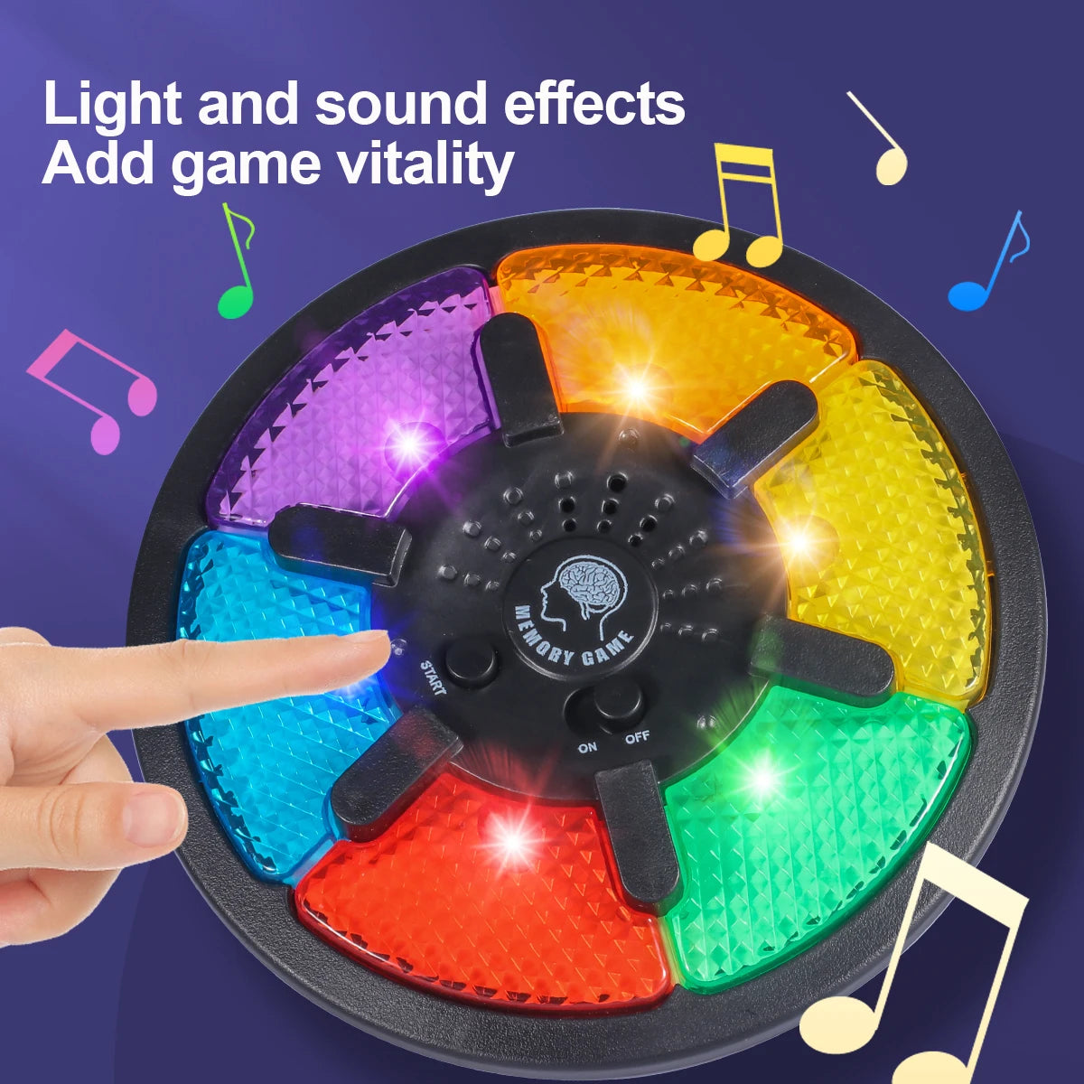 Creative and Interactive Electronic Memory Game Toy with Light and Sound Puzzle