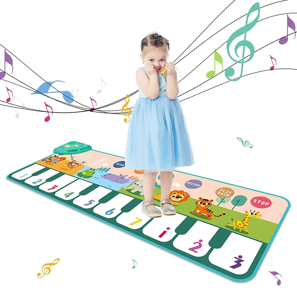 Educational Musical Piano Floor Mat for Kids Toddlers