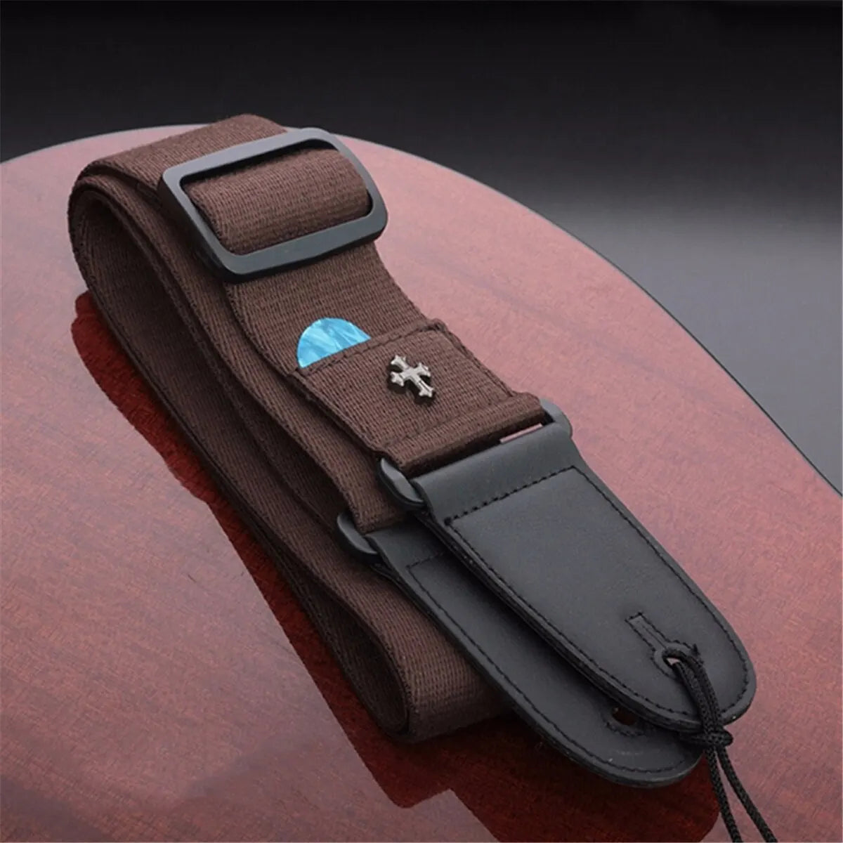 Electric Guitar Strap Acoustic Belt Straps Vintage Cross Personality Guitar Straps